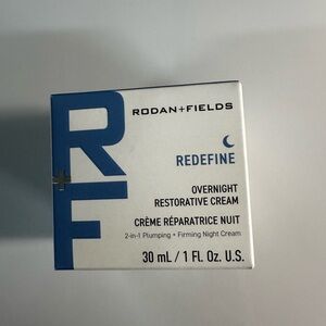Rodan + Fields REDEFINE Overnight Restorative Cream - Blue and White Packaging